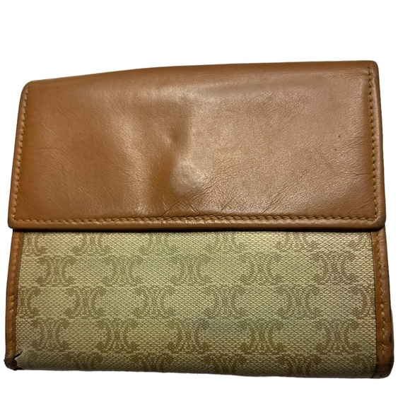 Celine Vintage Bifold Wallet Mono Coated Canvas - Picture 7 of 16